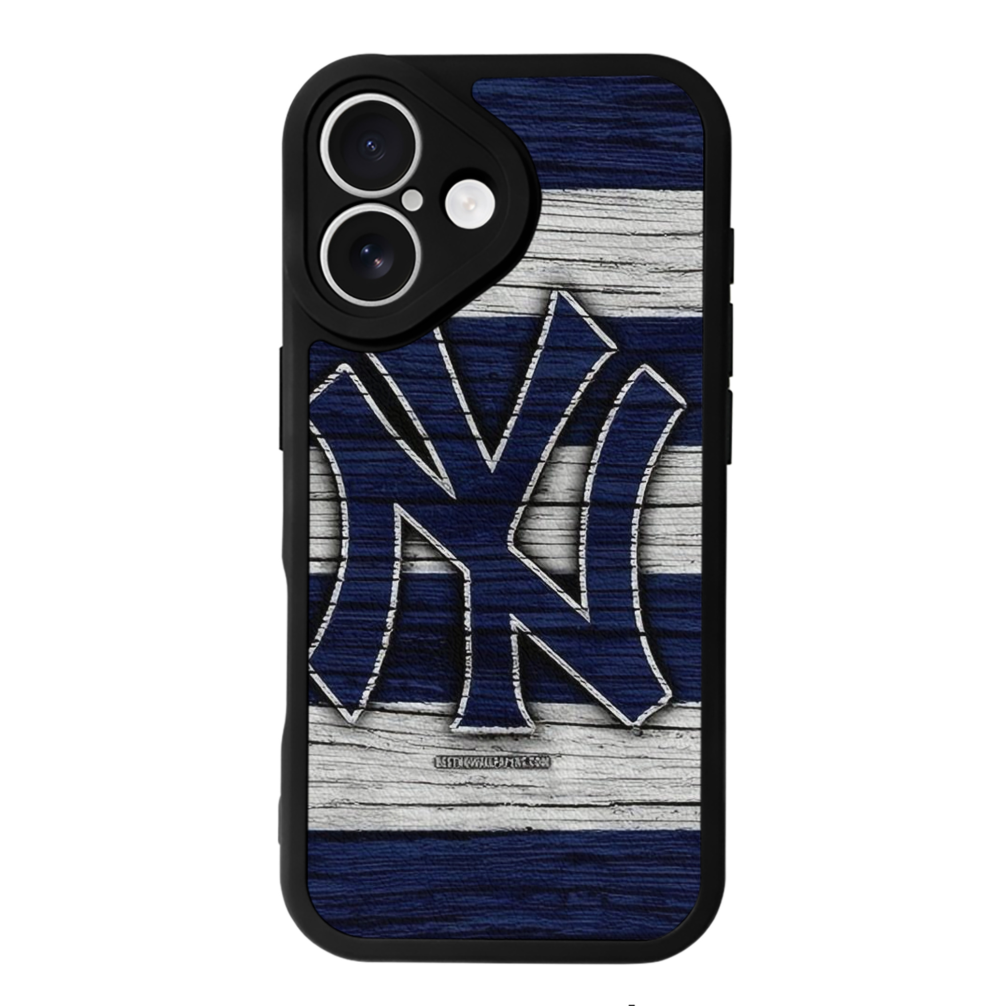 New York Yankees 187 IPhone 16 Silicone Leather Case – UV Print, Lambskin Texture – Perfect Fit, Wireless Charging Compatible, Scratch Resistant, Precise Cutouts – Stylish Protection For IPhone 16